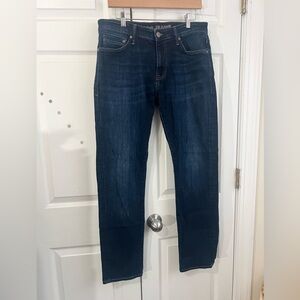 Mavi Jeans Marcus Slim Straight Leg Dark Wash Stretch Jeans Mens 34x32